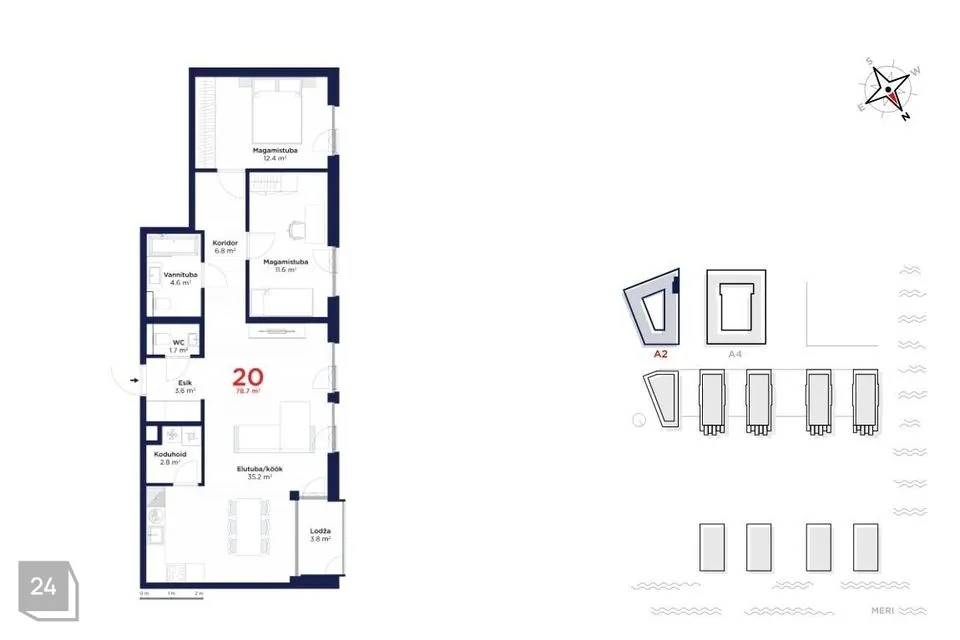 3-toaline Korter - Tallinn, Põhja-Tallinna linnaosa - foto 2