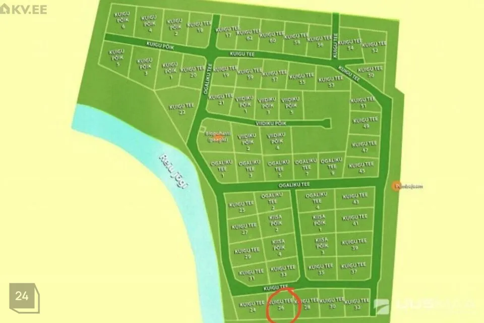 Elamumaa, 1571 m² Maa  -  Pärnu linn, Silla küla