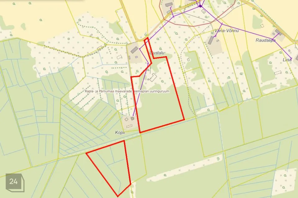 Maatulundusmaa, 50068 m² Maa - Lääneranna vald, Tuudi küla