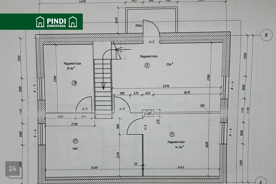 5-toaline Maja  -  Alutaguse vald, Rausvere küla - foto 4