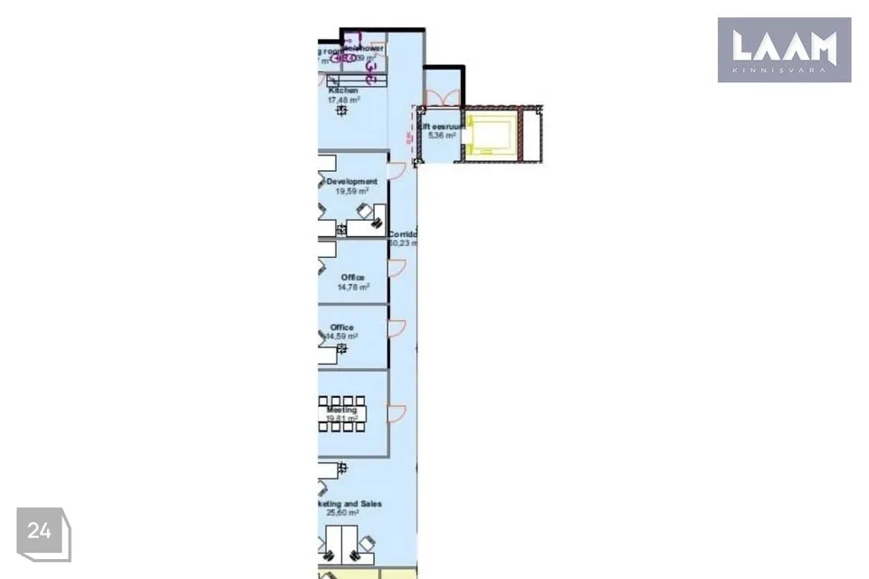 Büroo, 164 m² Äripind - Tallinn, Nõmme linnaosa - foto 5