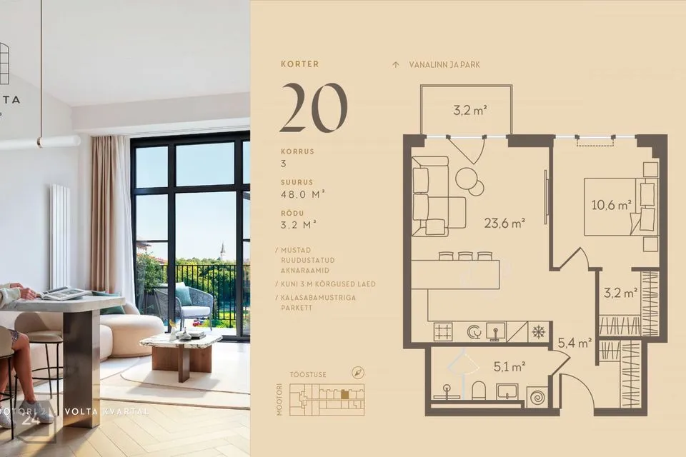 48 m² Äripind - Tallinn, Põhja-Tallinna linnaosa - foto 5