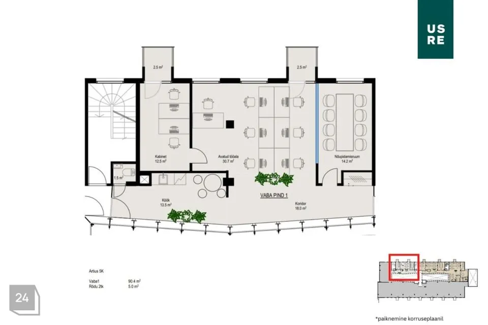 89 m² Äripind  -  Tallinn, Kesklinna linnaosa - foto 2