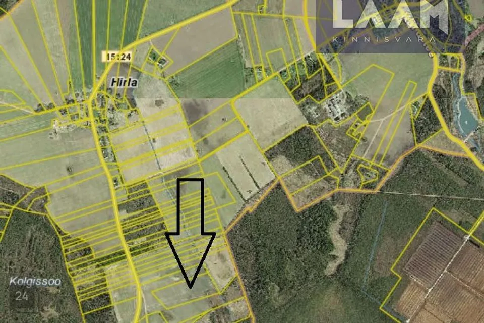 Maatulundusmaa, 92781 m² Maa  -  Väike-Maarja vald, Hirla küla