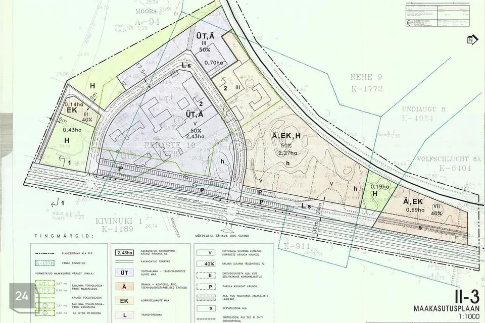 10000 m² land in Tallinn, Mustamäe linnaosa