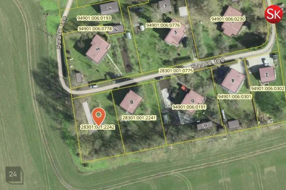 Земля жилой застройки, 1288 m² участок в Kambja vald, Soinaste küla