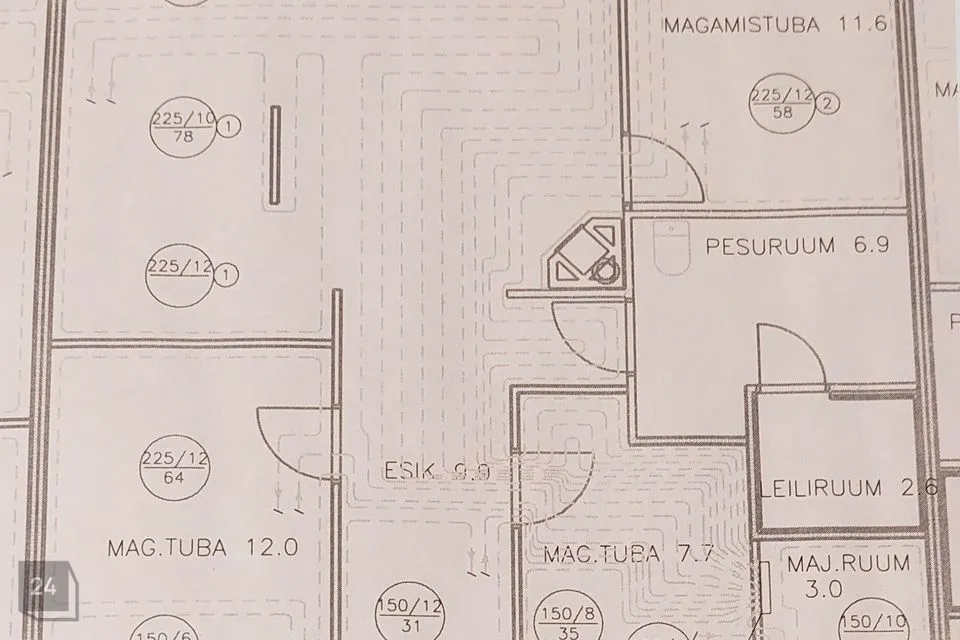 4-комнатная часть дома в Kiili vald, Vaela küla - фото 3
