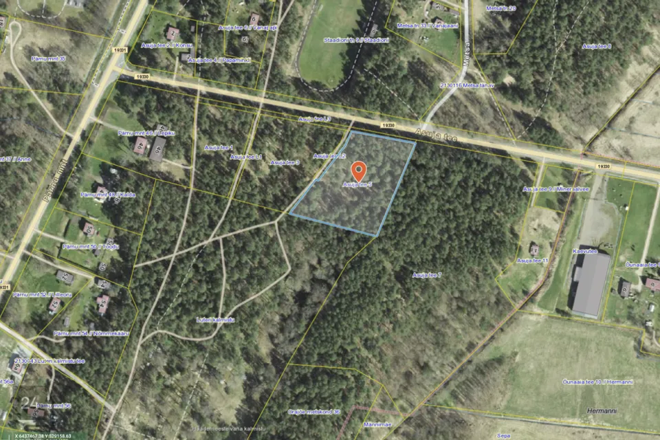 Земля жилой застройки, 6904 m² участок в Häädemeeste vald, Häädemeeste alevik - фото 2