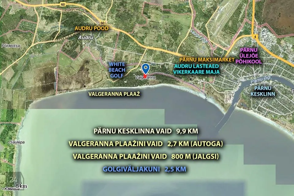 Elamumaa, 8240 m² Maa - Pärnu linn, Valgeranna küla - foto 2