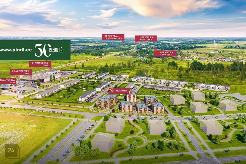 3-toaline Korter - Tartu vald, Raadi alev - foto 2