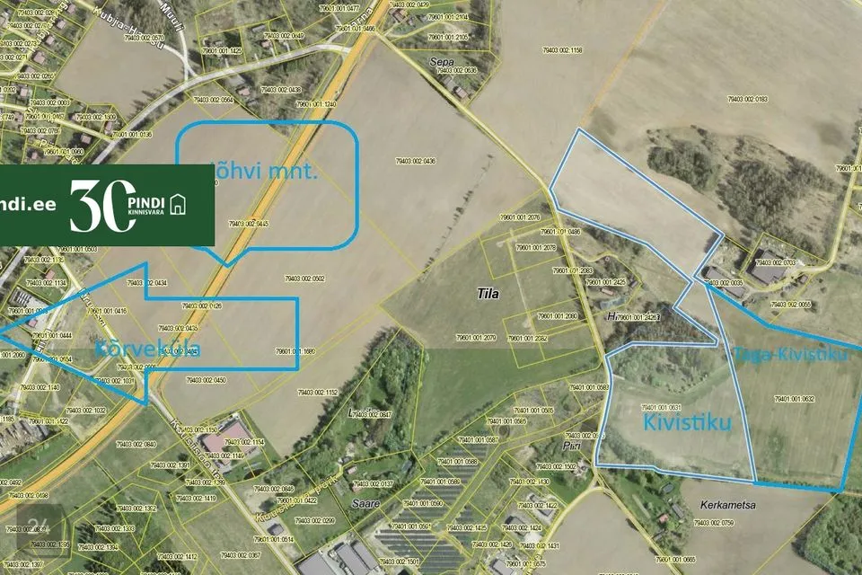 Maatulundusmaa, 160313 m² Maa - Tartu vald, Tila küla - foto 4