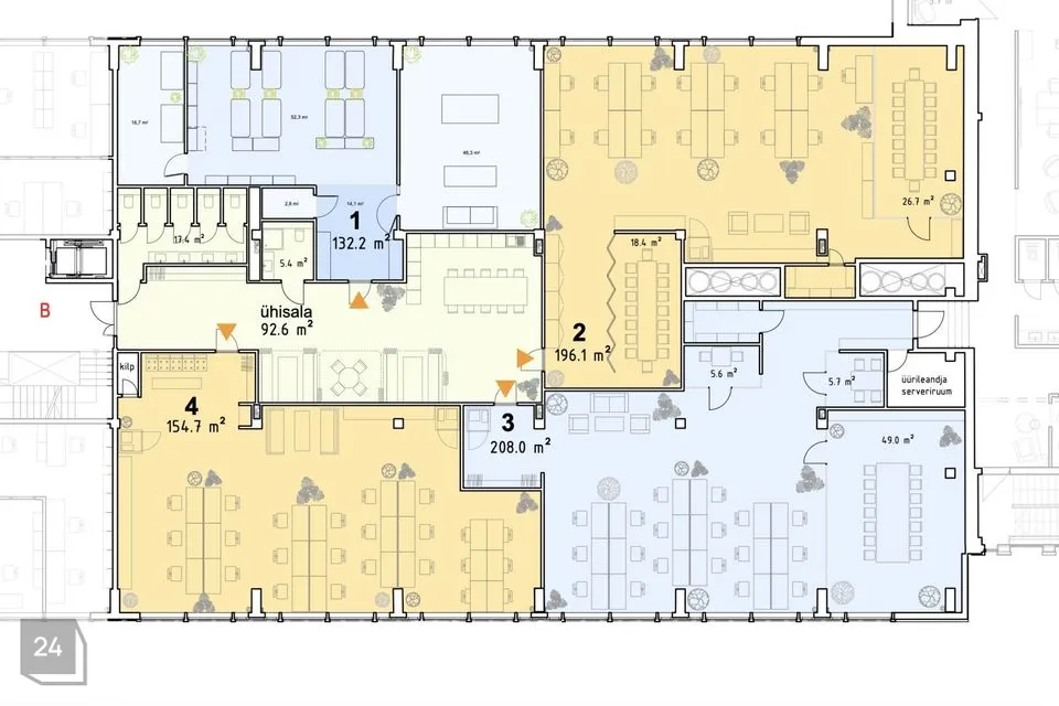 Büroo, 229 m² Äripind  -  Tallinn, Põhja-Tallinna linnaosa - foto 2