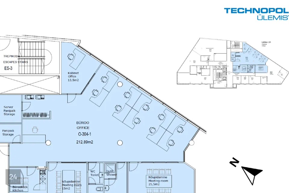 Büroo, 212 m² Äripind - Tallinn, Lasnamäe linnaosa - foto 2