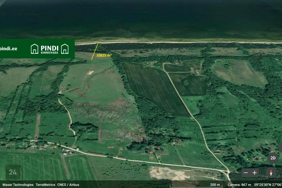 Maatulundusmaa, 10825 m² участок в Lüganuse vald, Moldova küla - фото 2