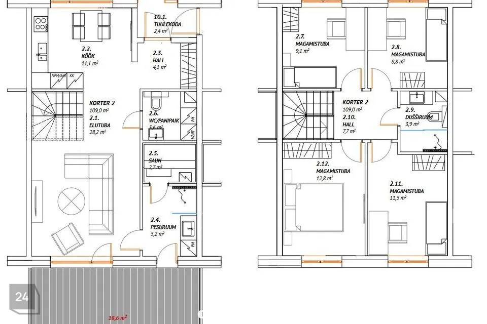 5-toaline Korter - foto 4