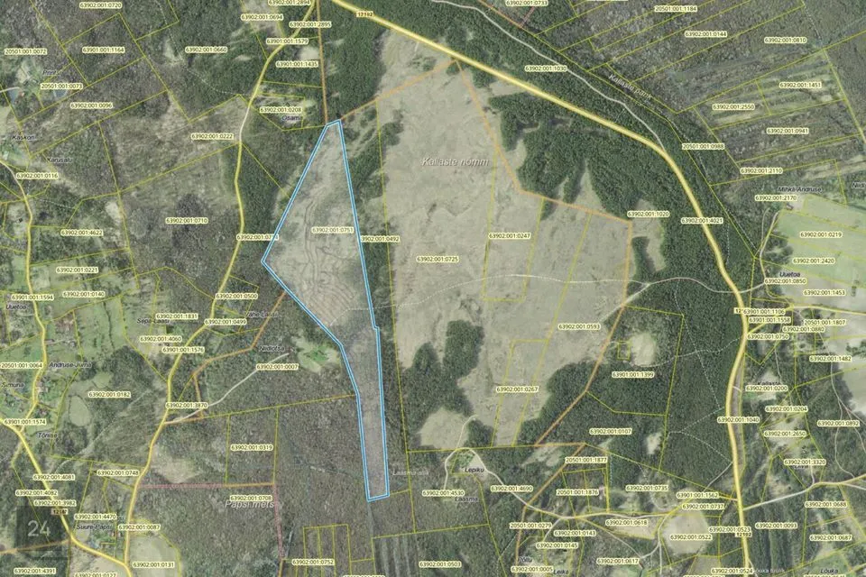 Maatulundusmaa, 243697 m² Maa  -  Hiiumaa vald, Hilleste küla