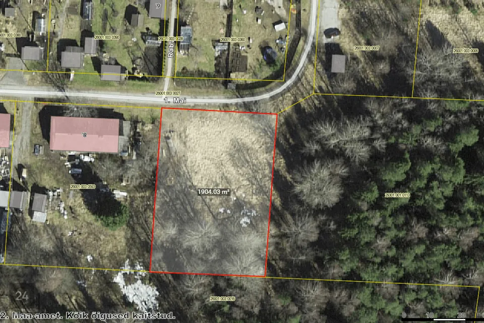 Elamumaa, 1904 m² Maa  -  Kehtna vald, Järvakandi alev