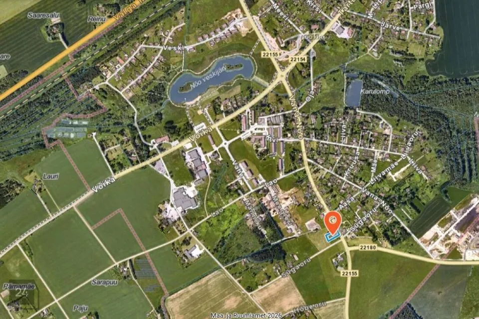 Elamumaa, 1770 m² Maa  -  Nõo vald, Nõo alevik