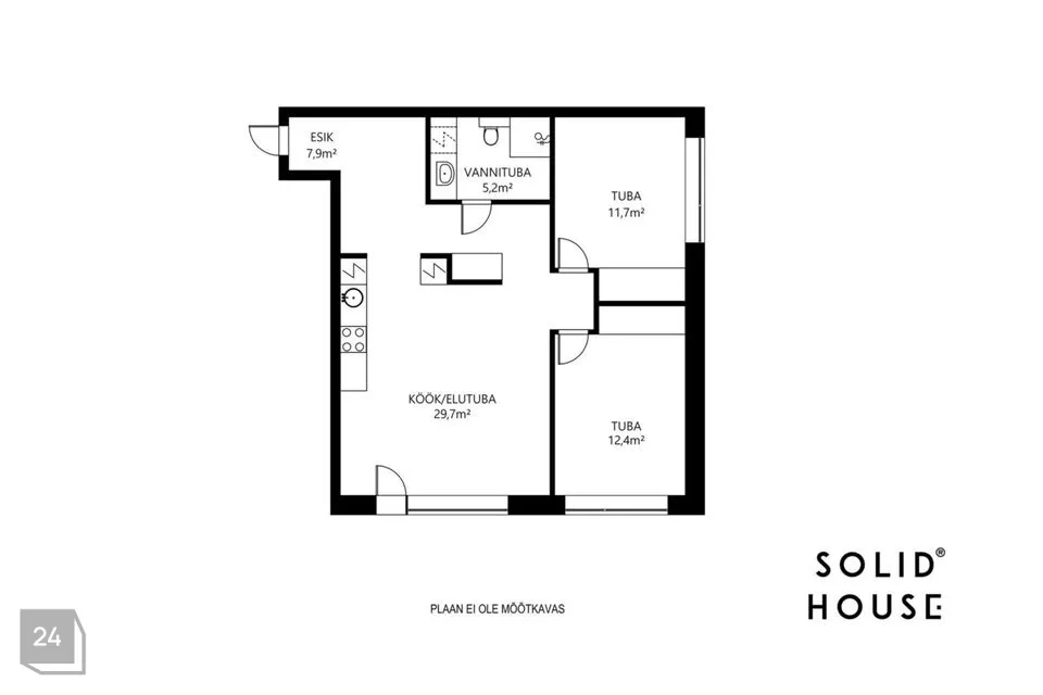 3-toaline Korter - Tallinn, Mustamäe linnaosa - foto 2