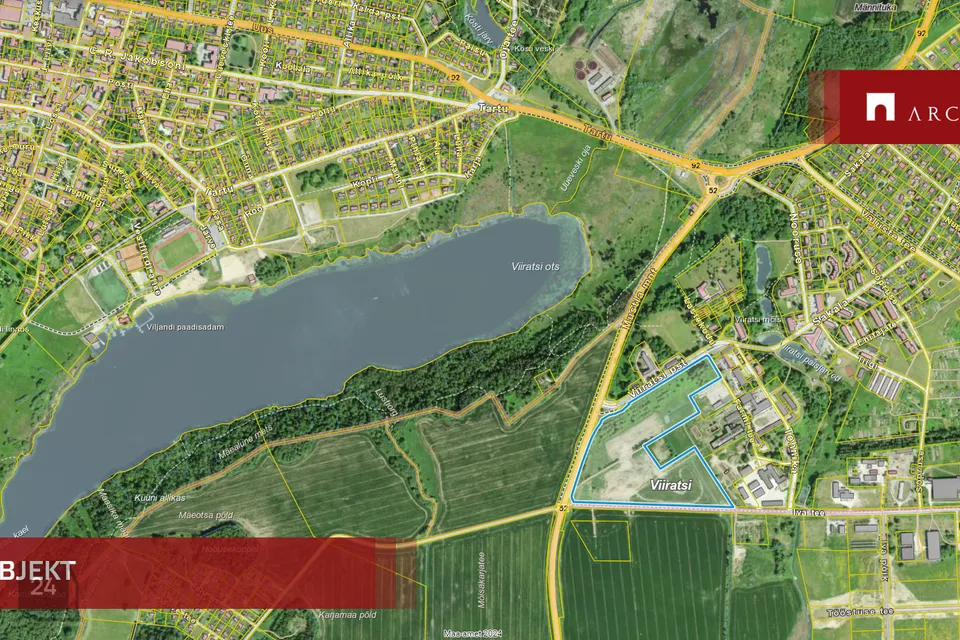 Земля жилой застройки, 110448 m² участок в Viljandi vald, Viiratsi alevik