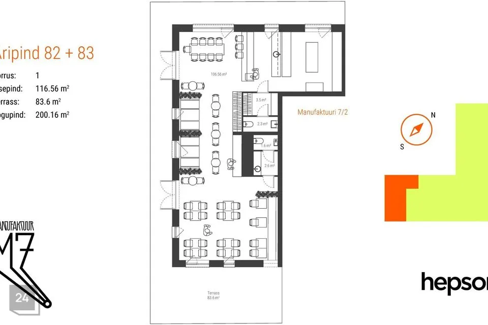Multi-purpose, 116 m² business in Tallinn, Põhja-Tallinna linnaosa - photo 2