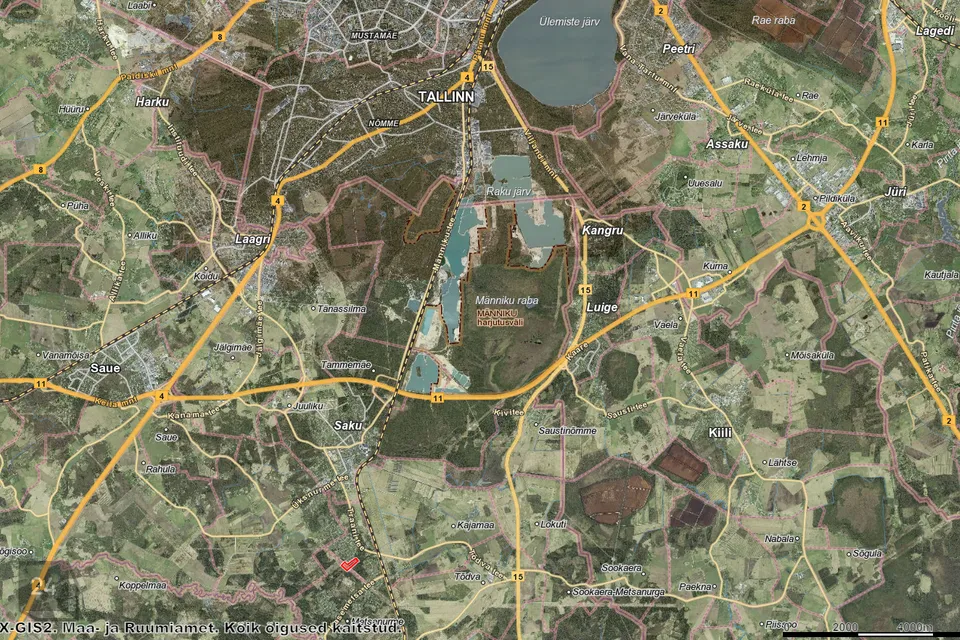 Maatulundusmaa, 51674 m² Maa  -  Saku vald, Kasemetsa küla