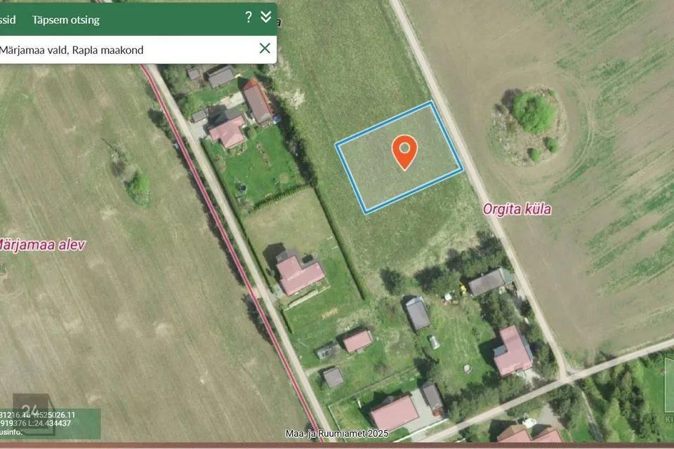 Maatulundusmaa, 1510 m² Maa  -  Märjamaa vald, Orgita küla