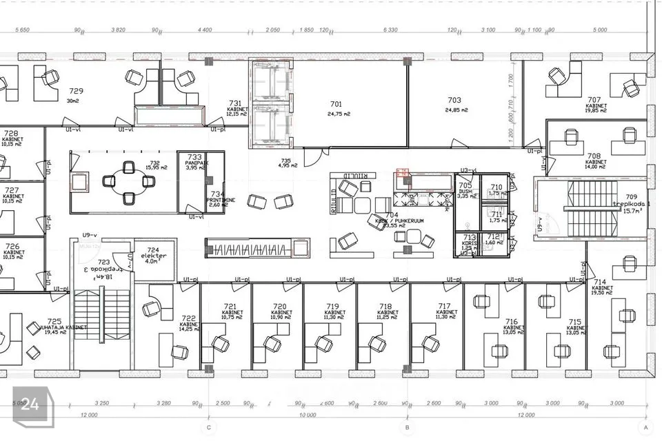 Büroo, 457 m² Äripind  -  Tallinn, Mustamäe linnaosa - foto 4