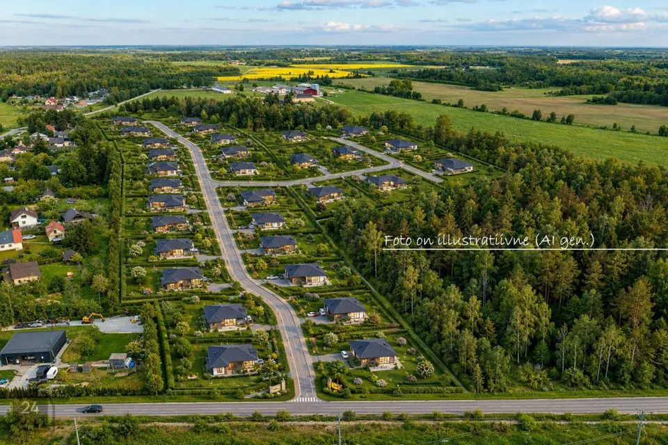 Elamumaa, 1377 m² Maa  -  Raasiku vald, Aruküla alevik - foto 2
