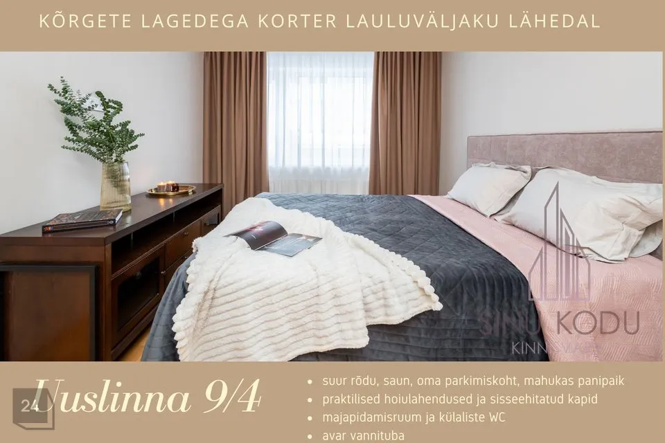 3-toaline Korter  -  Tallinn, Lasnamäe linnaosa