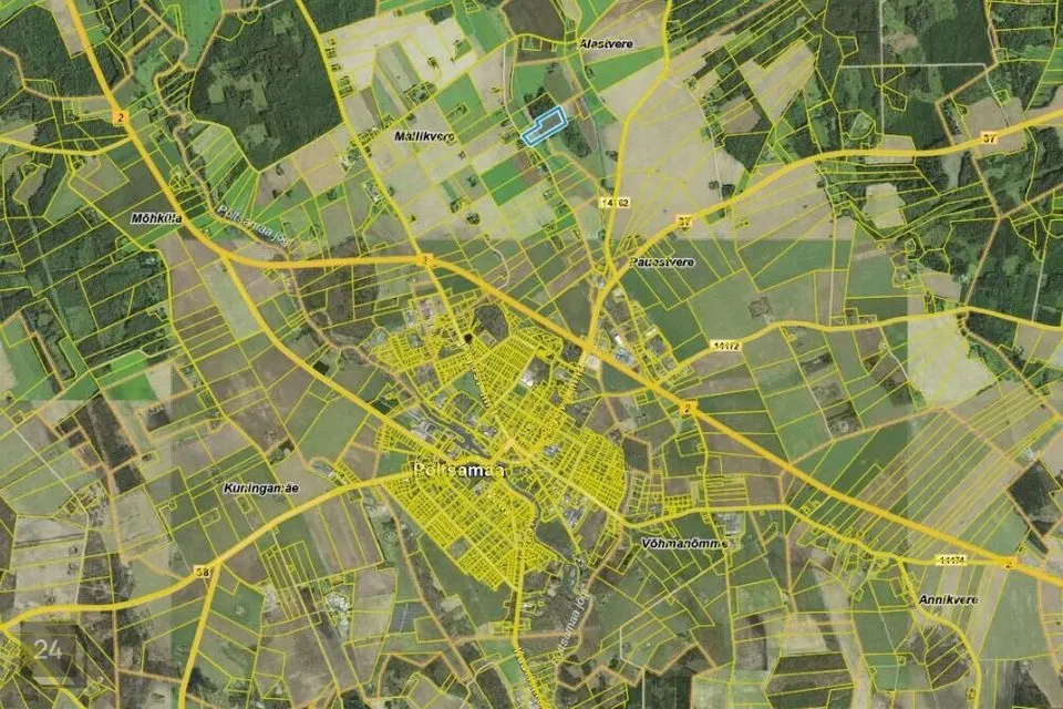 Maatulundusmaa, 54954 m² Maa  -  Põltsamaa vald, Mällikvere küla - foto 3