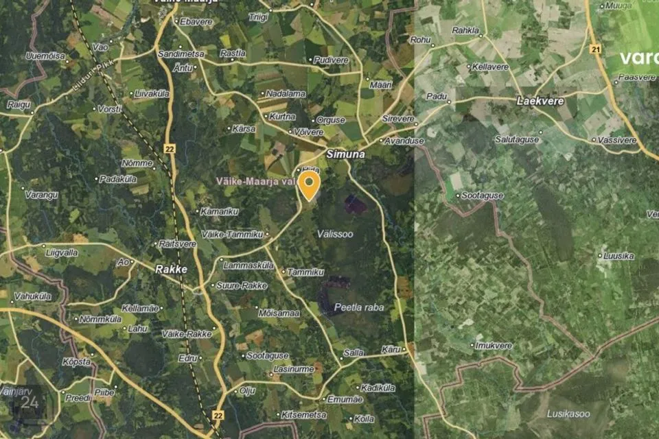 Maatulundusmaa, 92781 m² Maa - Väike-Maarja vald, Hirla küla - foto 2