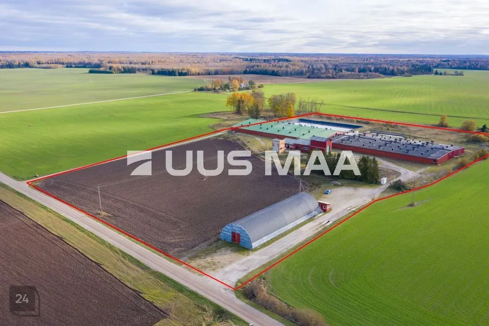 Ladu või Tootmine, 9300 m² Äripind  -  Tartu vald, Laeva küla