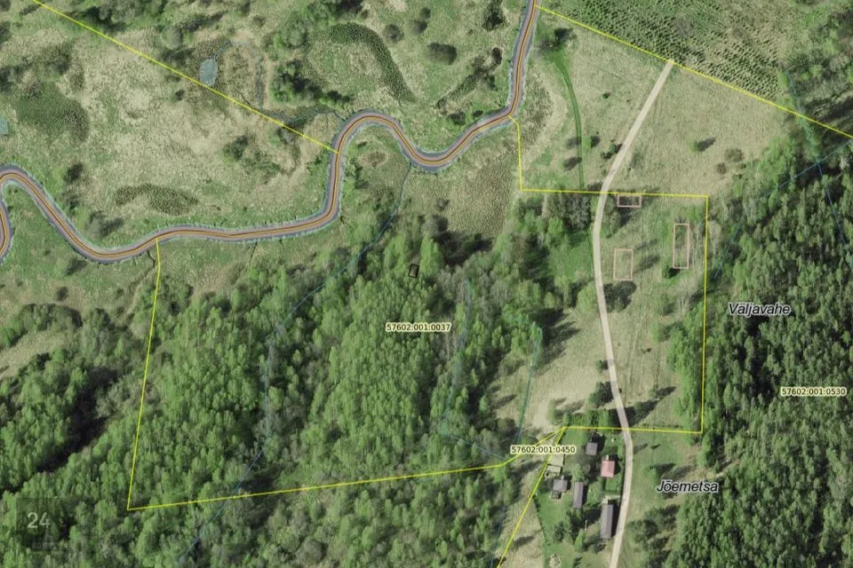 Maatulundusmaa, 50465 m² участок в Peipsiääre vald, Perametsa küla