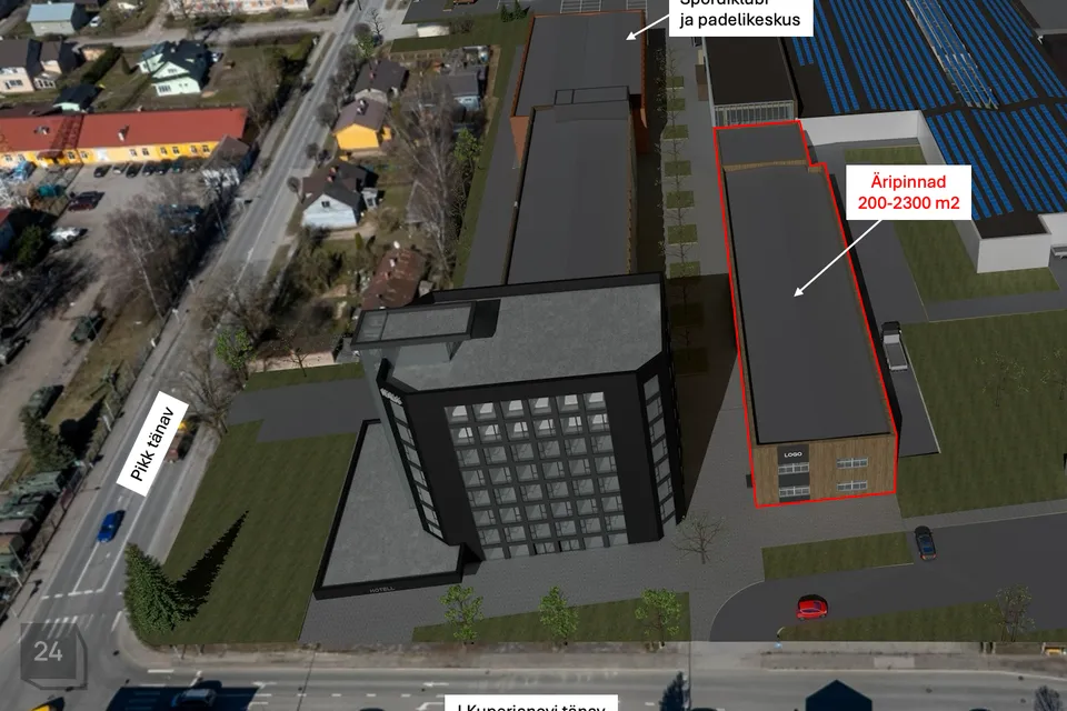 Бюро, 1200 m² Бизнес-площадь в Valga vald, Valga linn