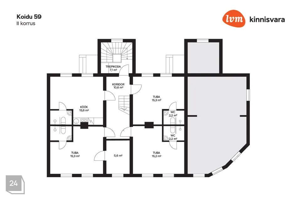 152 m² Korter - Tallinn, Kesklinna linnaosa - foto 4