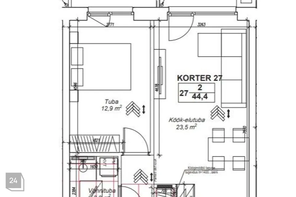 2-toaline Korter - Tallinn, Haabersti linnaosa - foto 5