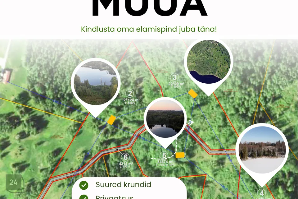 Maatulundusmaa, 12323 m² участок в Otepää vald, Kaurutootsi küla