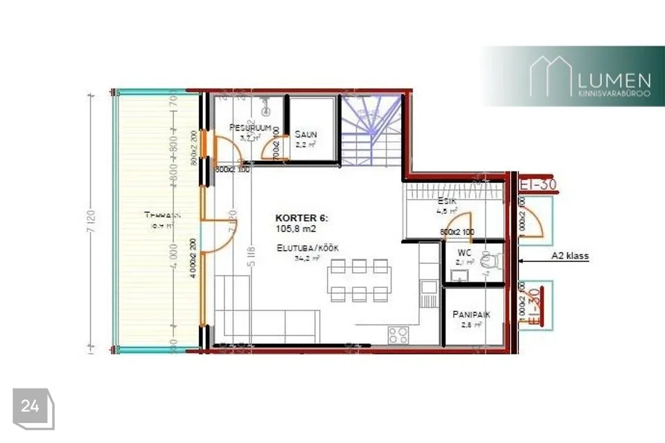 5-toaline Majaosa  -  Tartu vald, Kõrveküla alevik - foto 3