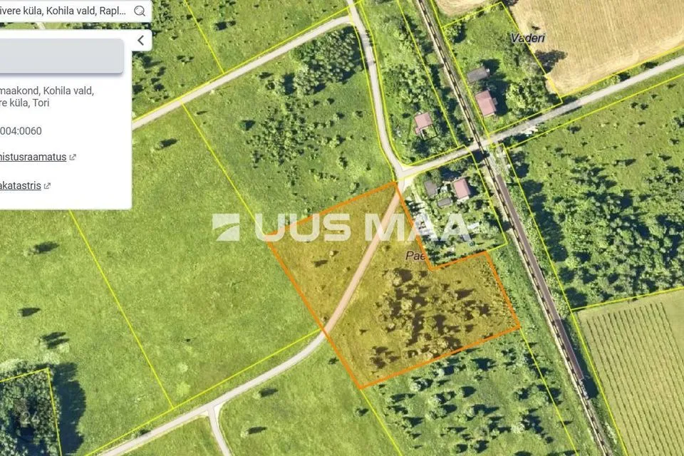 Maatulundusmaa, 12611 m² Maa  -  Kohila vald, Mälivere küla