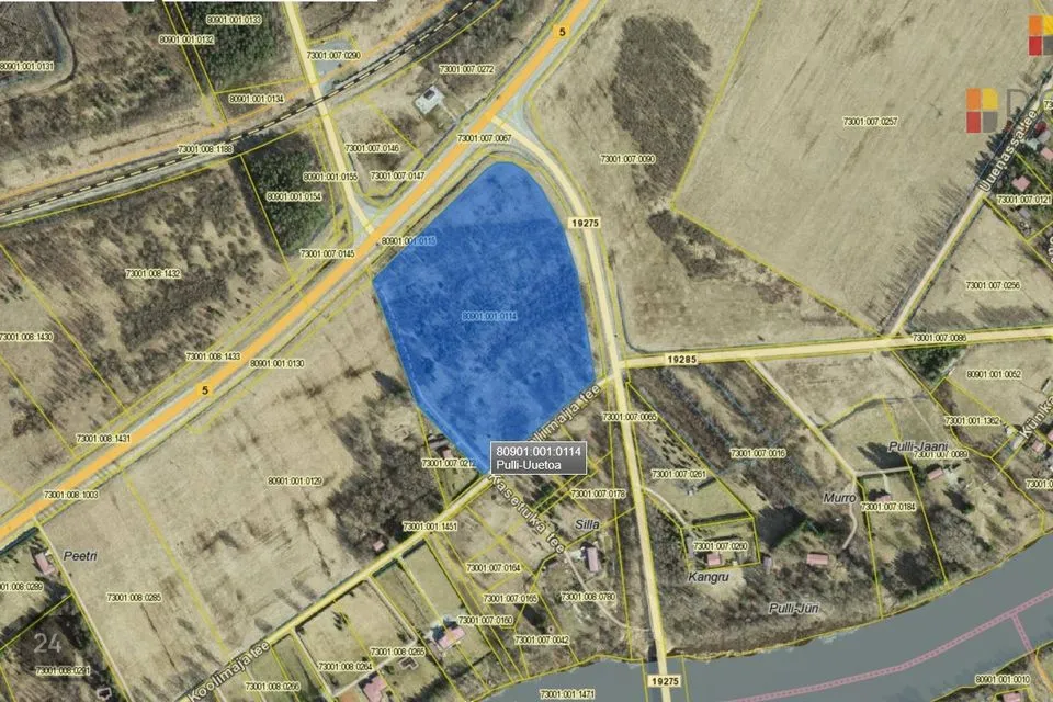 Maatulundusmaa, 42500 m² Maa - Tori vald, Pulli küla