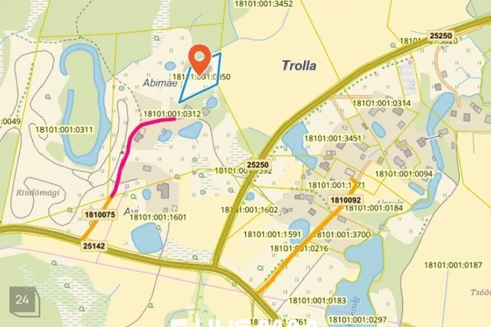 Elamumaa, 2618 m² Maa - Rõuge vald, Trolla küla - foto 2