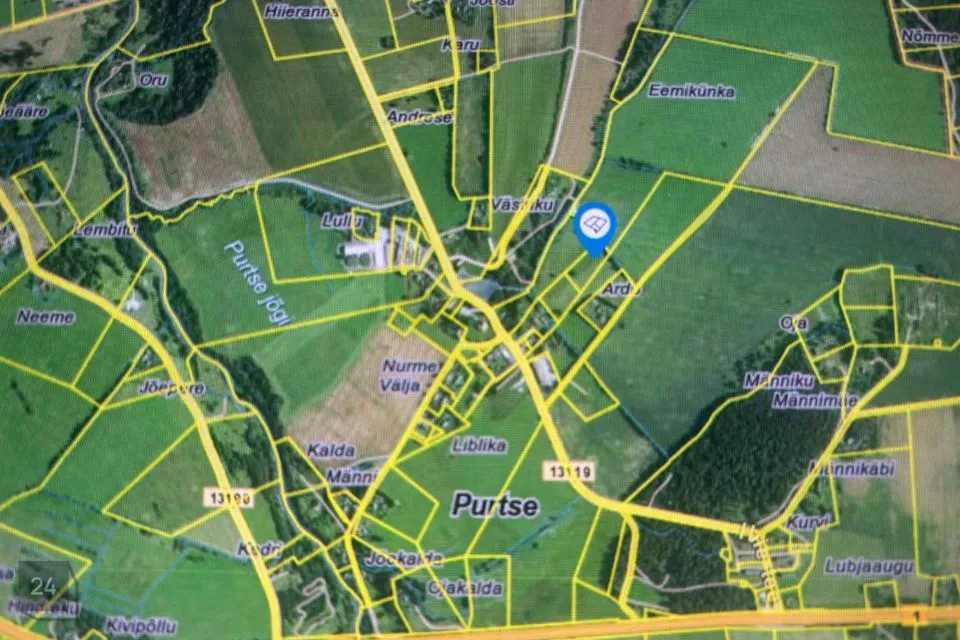 Земля жилой застройки, 7302 m² участок в Lüganuse vald, Purtse küla - фото 3