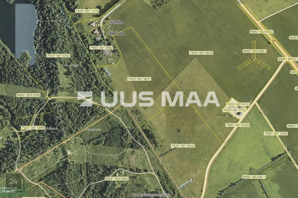 Maatulundusmaa, 147495 m² Maa - Tapa vald, Jäneda küla