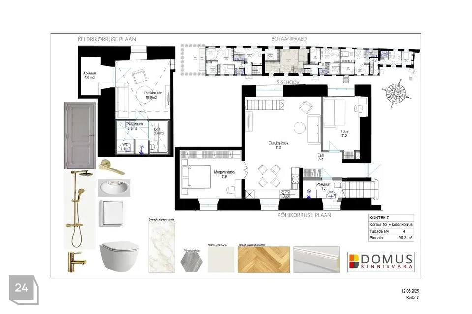 3-toaline Korter  -  Tartu linn, Tartu linn - foto 2