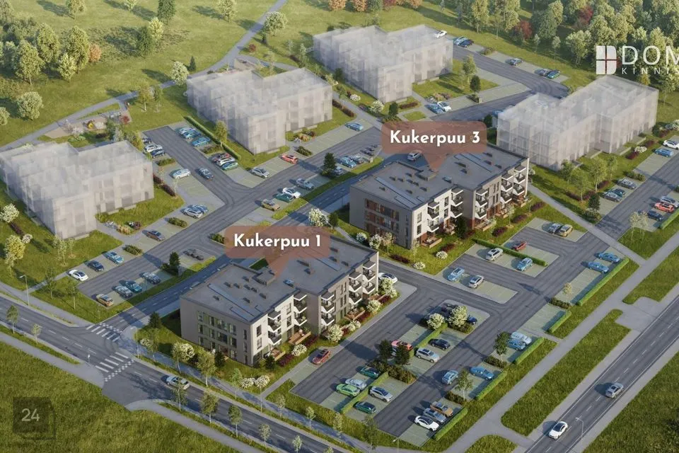 3-room apartment in Tartu vald, Raadi alev