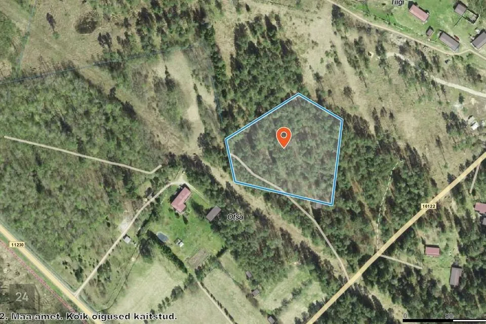 Elamumaa, 8847 m² Maa  -  Lääne-Nigula vald, Aulepa küla / Dirslätt