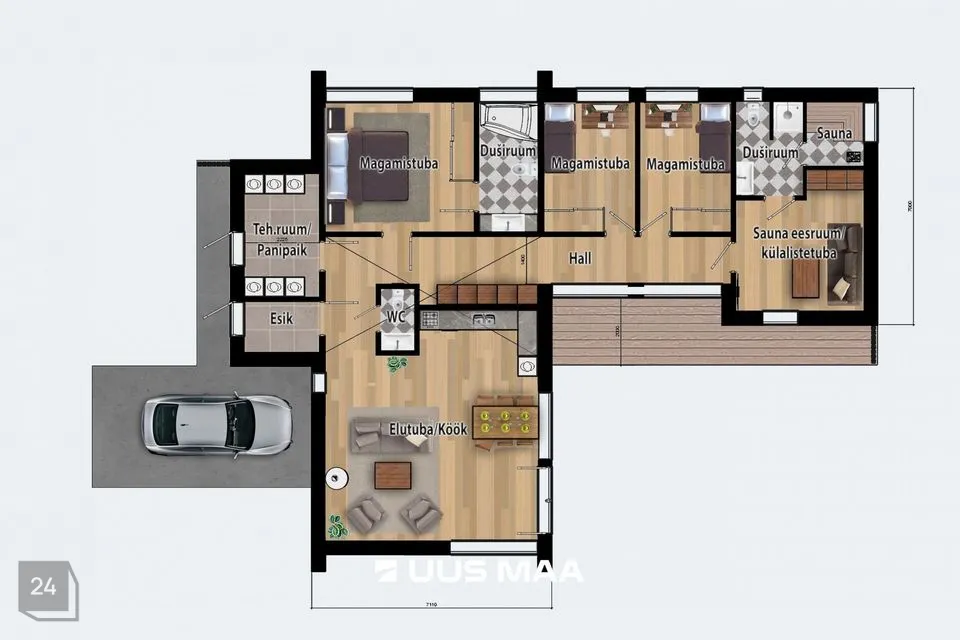 4-room house in Jõelähtme vald, Ruu küla - photo 3