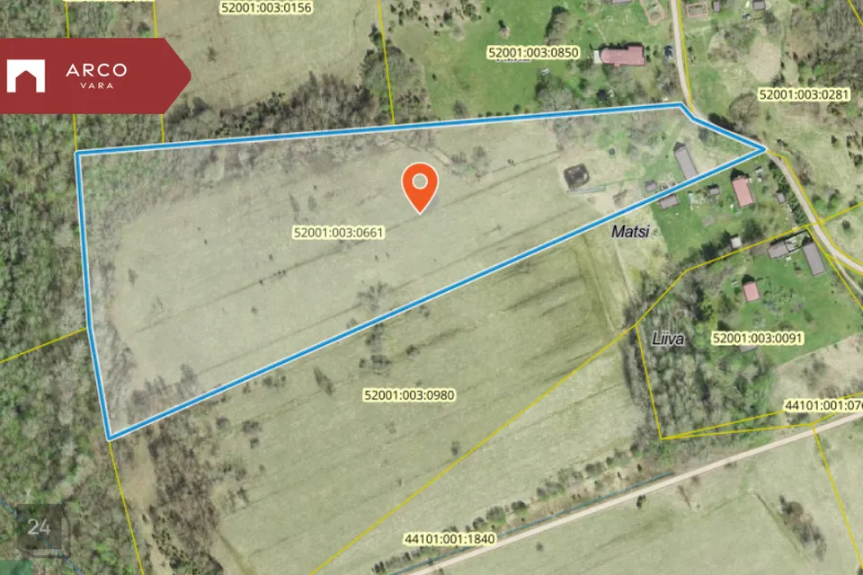 Maatulundusmaa, 37369 m² участок в Lääne-Nigula vald, Hara küla / Harga