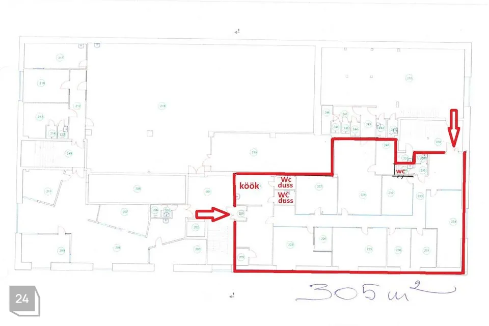 Büroo või Muu, 305 m² Äripind  -  Tallinn, Kesklinna linnaosa - foto 4